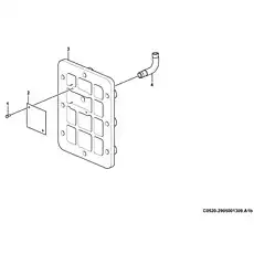Tube - Блок «Cover assembly C0520-2905001309.A1b»  (номер на схеме: 4)