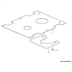 Clip - Блок «Cover plate A0101-2901005705.S»  (номер на схеме: 3)