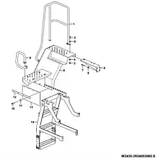 Ladder - Блок «Platform M3430-2934003060.S»  (номер на схеме: 14)