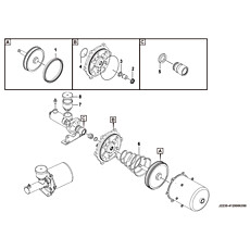 Pneumatic cylinder assembly J2230-4120006350 (340201)