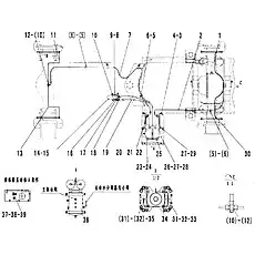 BOLT GB5783-M10*30EpZn-8.8 - Блок «Рабочая тормозная система»  (номер на схеме: 27)