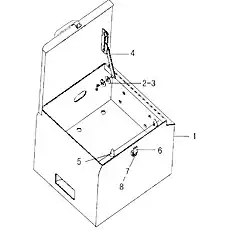 SPLIT PIN 4*20 - Блок «Ящик для инструментов»  (номер на схеме: 3)