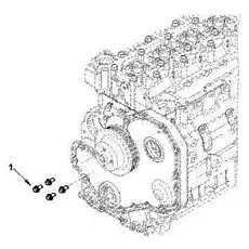 SCREW,HEX FLANGE HEAD C3903990 - Блок «Привод вентилятора»  (номер на схеме: 1)