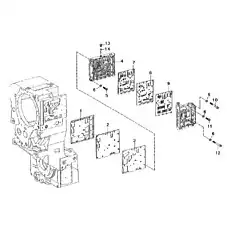 GASKET 4644 306 370 - Блок «Система переключения передач»  (номер на схеме: 9)