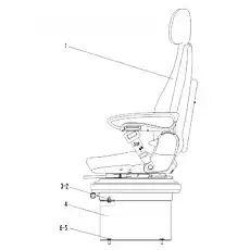 SEAT LG05 - Блок «Сиденье в сборе»  (номер на схеме: 1)