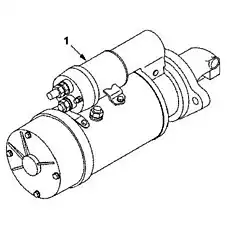 MOTOR,STARTING C3415325 - Блок «ST 9345 Стартер двигателя»  (номер на схеме: 1)