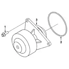 WATER PUMP ASSEMBLY C3966841 - Блок «WP 9918 Водяной насос»  (номер на схеме: 3)