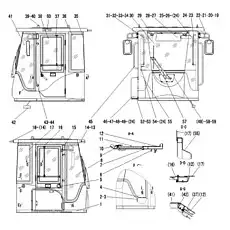 BOILER’S HOOD - Блок «Внутренняя отделка кабины водителя»  (номер на схеме: 46)