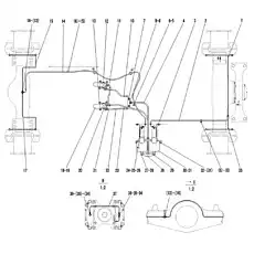 AIR RESERVOIR - Блок «Рабочая тормозная система»  (номер на схеме: 39)