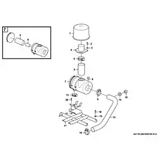 Washer  GB96.1-12flZnyc-300HV-480 - Блок «Air inlet system A0110-2901005165.S1a»  (номер на схеме: 19 )