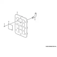 Guard plate   - Блок «Cover plate C0520-2905001309.A1b»  (номер на схеме: 2 )