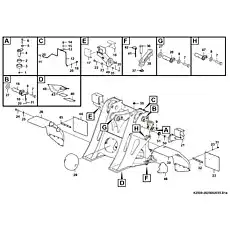 Pin   - Блок «Front frame accessories K2500-2925002035.S1a»  (номер на схеме: 36 )