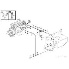 Fuel hose   - Блок «Fuel supply system A0130-2901005167.S1a»  (номер на схеме: 1 )