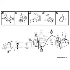 Fuse box   - Блок «Power electric system P3700-2937002641.S1a»  (номер на схеме: 8 )