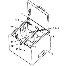 RUBBER PLUG - Блок «Корпус батареи»  (номер на схеме: 2)