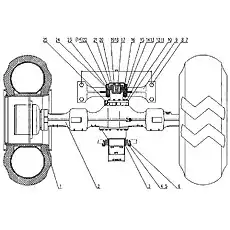 SPACER - Блок «Задняя ось в сборе»  (номер на схеме: 20)
