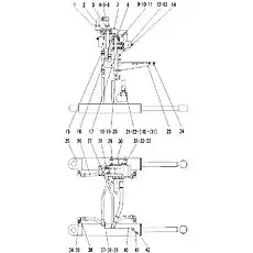 O-RING LGB168-11124 - Блок «Цилиндр рулевого управления в сборе»  (номер на схеме: 13)