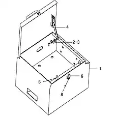 LOCK NBXS1013 - Блок «Ящик для инструментов»  (номер на схеме: 6)