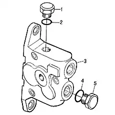 INLET VALVE - Блок «B6800H5 Клапан секции впуска масла (погрузчик)»  (номер на схеме: 3)
