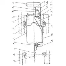 Горловина воздушного компрессора - Блок «Тормозная система»  (номер на схеме: 2)