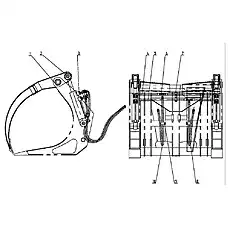 Tie-In - Блок «Хомут трубопровода»  (номер на схеме: 6)
