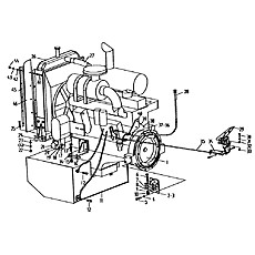 LW330F(II) Система двигателя