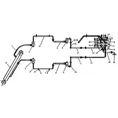 Flange - Блок «Гидравлическая система с боковой подачей»  (номер на схеме: 14)