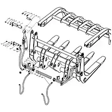 Масленка M10x1 (JB/T7940.1-1995) - Блок «Машина для сгребания сена 252601434»  (номер на схеме: 8)