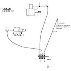 Установочная планка - Блок «Система централизованного измерения давления»  (номер на схеме: 8)