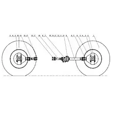 Обод колеса (GB/T2883-1993) - Блок «Система ведущего моста 252700407»  (номер на схеме: 6)