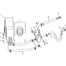 Болт - Блок «Система воздушного отопления LW330F(II).21»  (номер на схеме: 9)