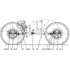 Nut M30x2 (GB/T889.2-2000) - Блок «Axle and Shaft Assembly»  (номер на схеме: 6)