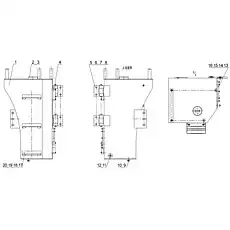 Pedal - Блок «Fuel Tank Assembly»  (номер на схеме: 17)
