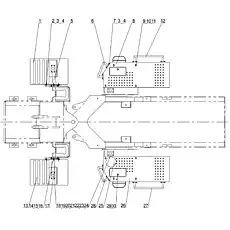 Nut M8 (GB/T6170-2002) - Блок «Platform System 251805578»  (номер на схеме: 21)