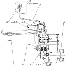 Заправочная труба - Блок «Система двойного переключения»  (номер на схеме: 10)