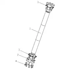 Шайба 14 - Блок «Блок переднего приводного вала 251808390»  (номер на схеме: 2)