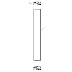 Хомут - Блок «Блок всасывающей резиновой трубы поворотного насоса 251808578»  (номер на схеме: 2)