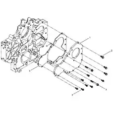 Цилиндрическая шпонга - Блок «Комбинация крышки шестерни кулачкового вала»  (номер на схеме: 6)