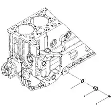 Уплотнительная шайба 860139937 - Блок «Комбинация простого пучка проводов и датчика»  (номер на схеме: 1)