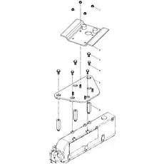Опора воздушного фильтра - Блок «Комбинированный блок воздушного фильтра»  (номер на схеме: 2)
