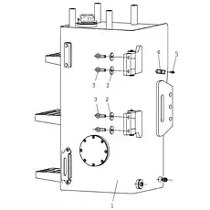 Топливный бак в сборе - Блок «Монтажный блок топливного бака 251808997»  (номер на схеме: 1)