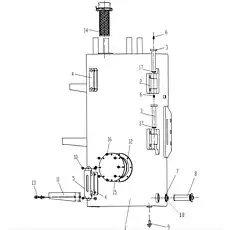 Фильтр заправки топливом - Блок «Топливный бак в сборе 251808939»  (номер на схеме: 14)