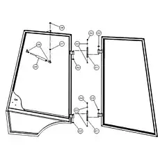 PIN - Блок «Установка двери и окна»  (номер на схеме: 1)
