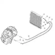 Radiator - Блок «Система охлаждения трансмиссионного масла»  (номер на схеме: 1)