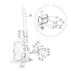 EXHAUSTPIPE - Блок «Система выпуска отработанных газов»  (номер на схеме: 8)