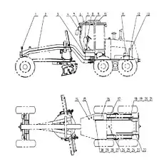 БOЛT M8x40 - Блок «Электрическая система»  (номер на схеме: 28)