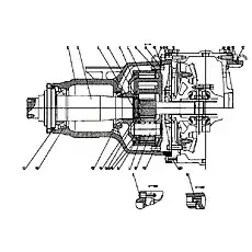Exhaust Hose - Блок «P2 3 2 Вспомогательное устройство заднего моста»  (номер на схеме: 16)