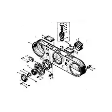 Double Chain Wheel - Блок «P2 4 Тандем - Вождение I»  (номер на схеме: 14)