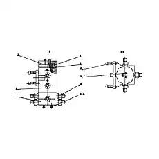 Connect - Блок «P3B4005T6 Центральный шарнир»  (номер на схеме: 10)