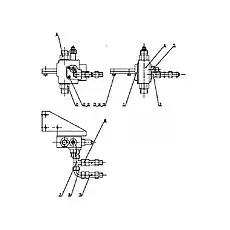 Control manifold valve - Блок «P3B4402T6 Аккумуляторная система заправки клапанов»  (номер на схеме: 4)